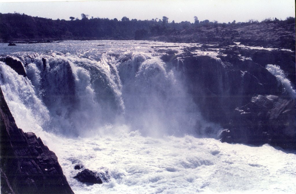 DHUADHAR FALLS at Bedhaghat near Jabalpur by pawar ashok