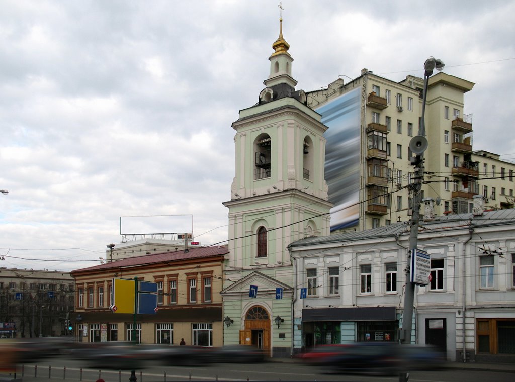 John Predtechi's church in the State large village, 1772. Колокольня церкви Иоанна Предтечи в Казённой слободе, 1772. by Maxim.Ammosov.ru