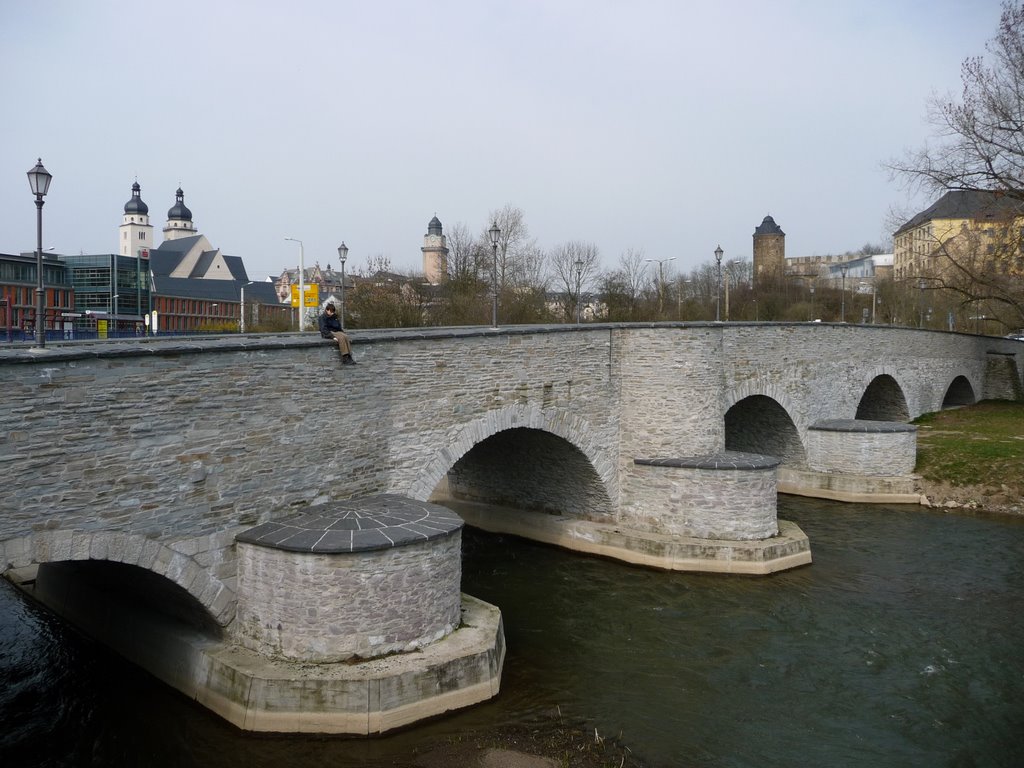 Plauen im Vogtland, Alte Brücke by Jürgen Regel, Marianne Zocher-Regel