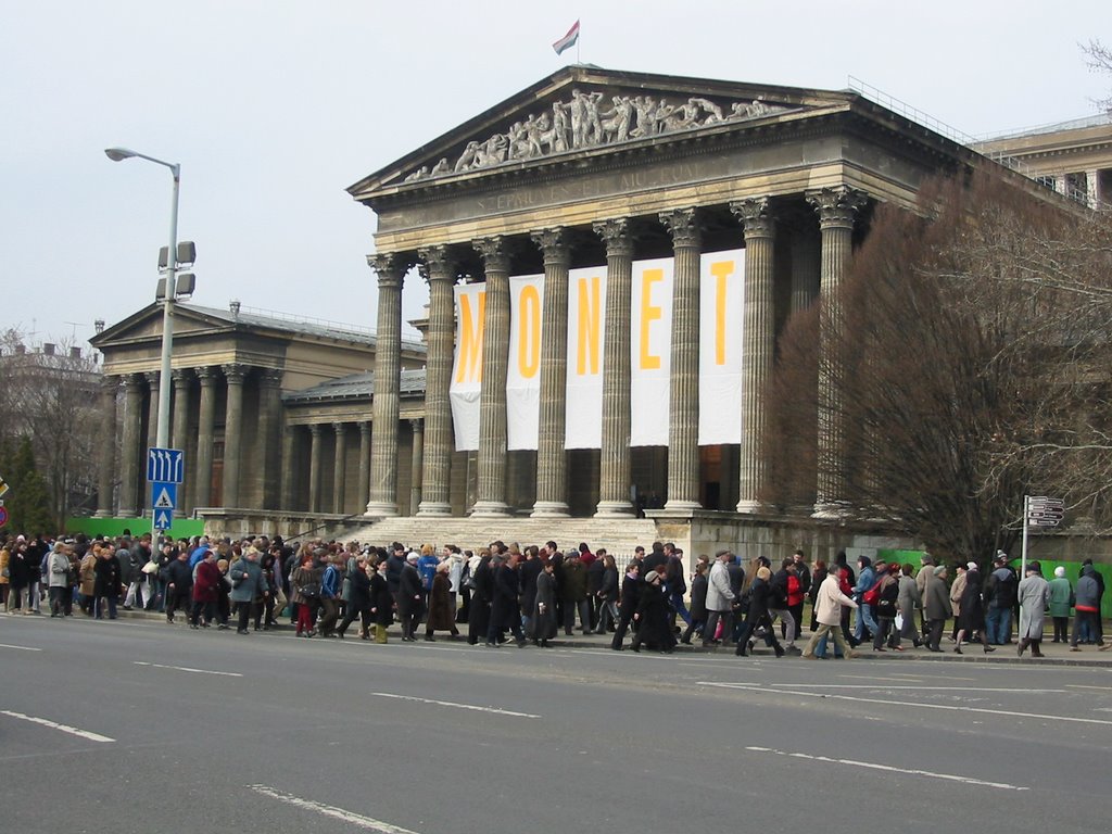 Budapest, Hősök tere (2004.03.13, Monet kiállítás) by ReLa71