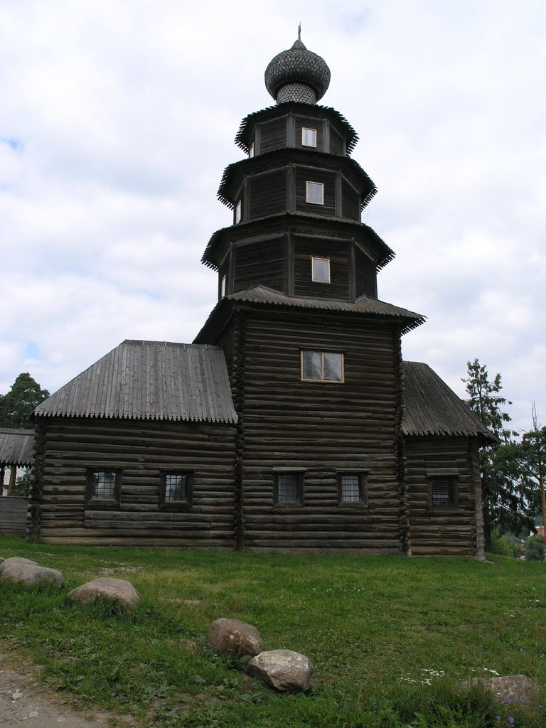 Вознесенская (Тихвинская) деревянная церковь, середина XVII в. by Душичев Алексей Николаевич