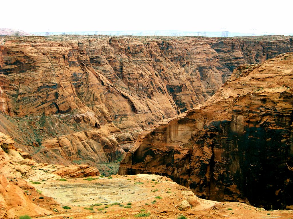 Cliffs below Glen Canyon Dam by Layne Parmenter