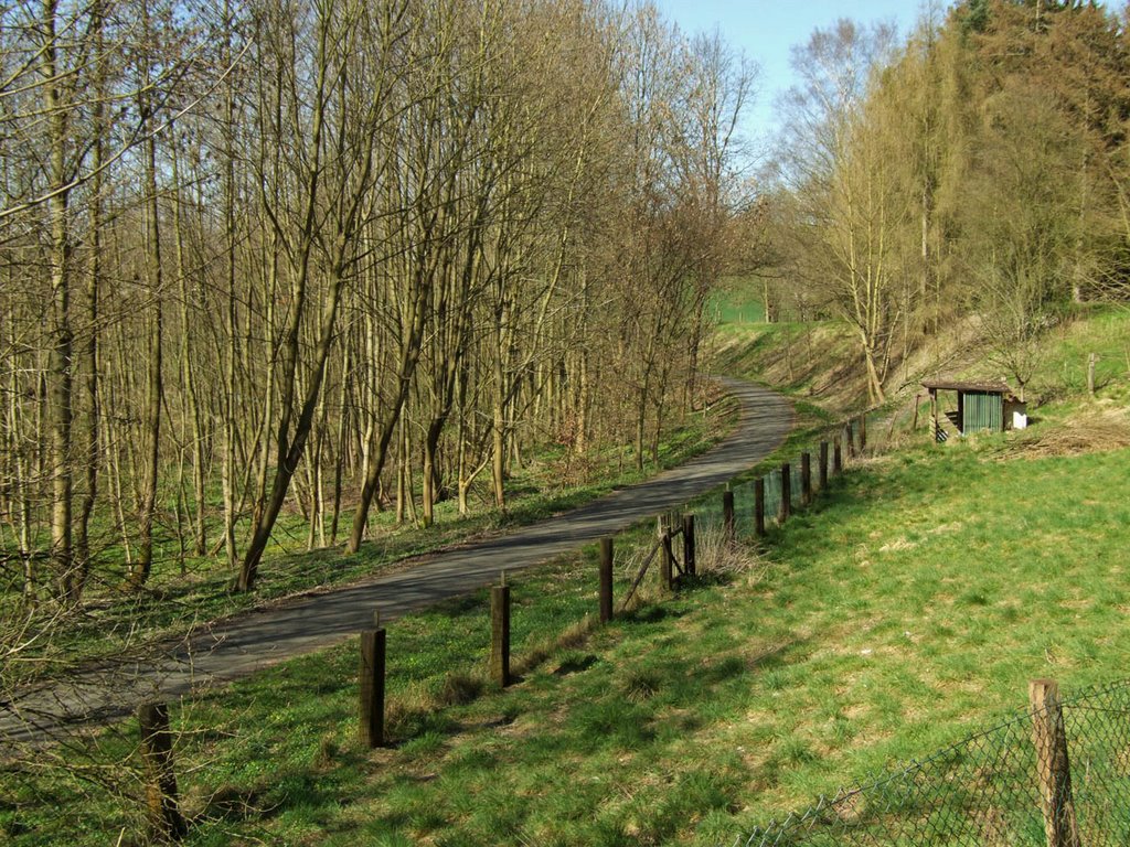 Kreisbahn Osterode-Kreiensen - Strecke Richtung Willershausen by oeftermalwasneues