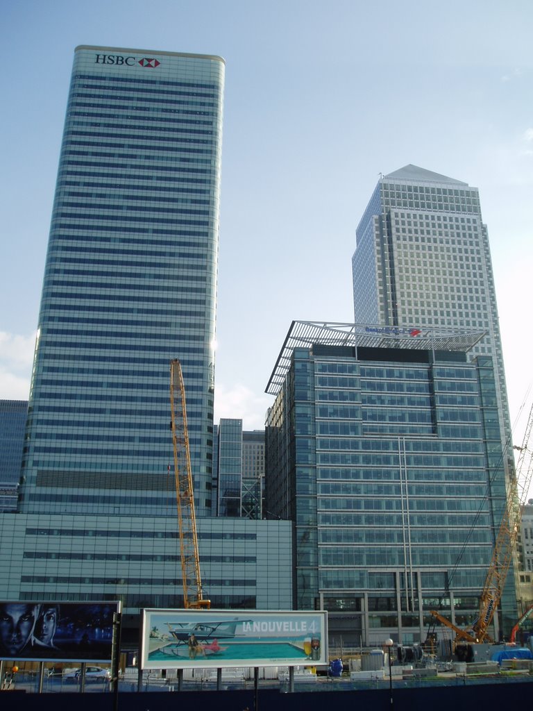 Financial District from Poplar Station by Jakub Simane