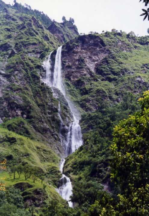 Water fall close to Doshella village by Nilprasad Purja