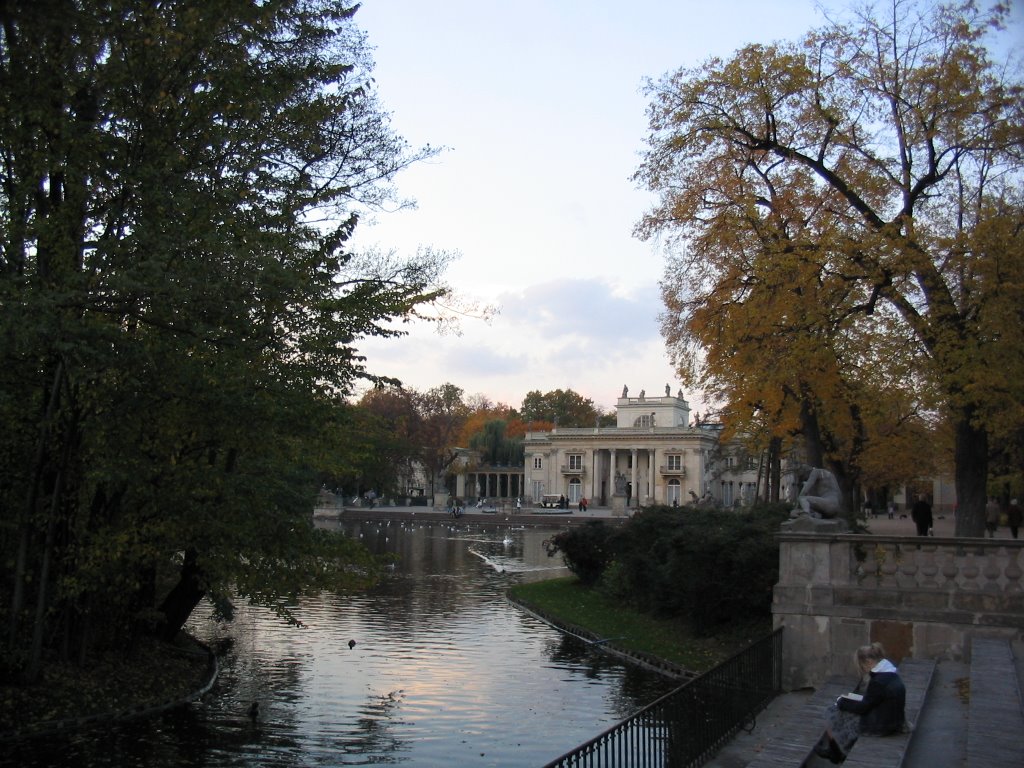 Pałac na wodzie w Parku Łazienkowskim (The palace on the water in Lazienki Park) by Inaz