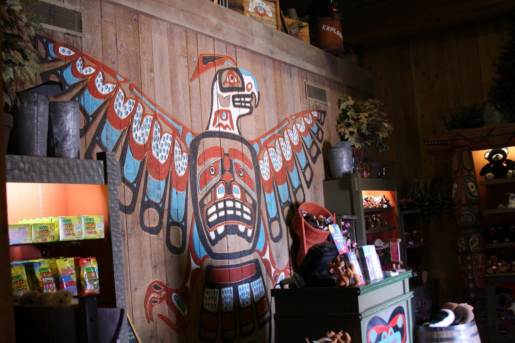 Eagle Painting on Wall by Scott Hanko