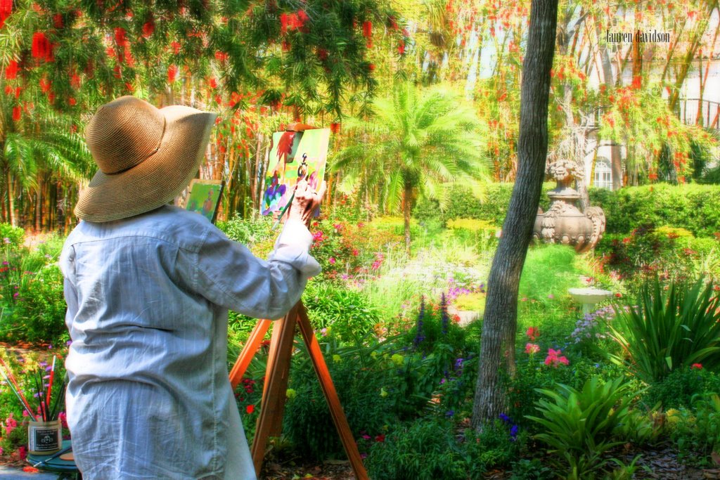 Painting the Secret Garden. by Lauren LeRose Davids…