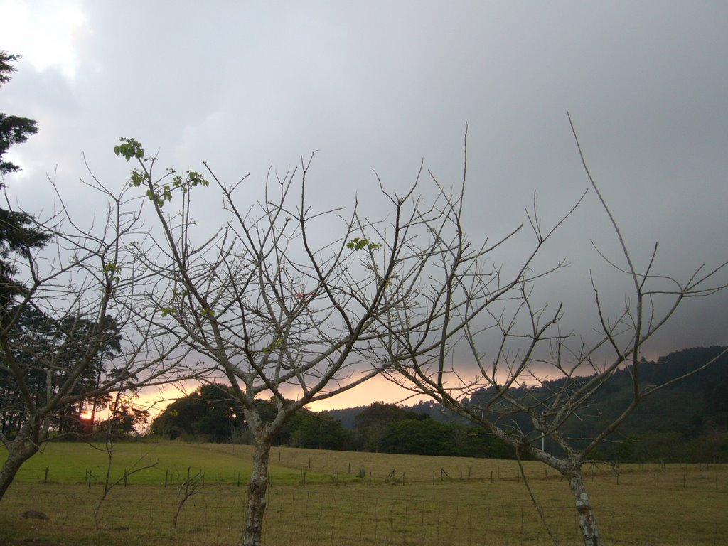 Atardecer en EEAVM Ochomogo, Cartago Costa Rica by Jorge Segura Guzman