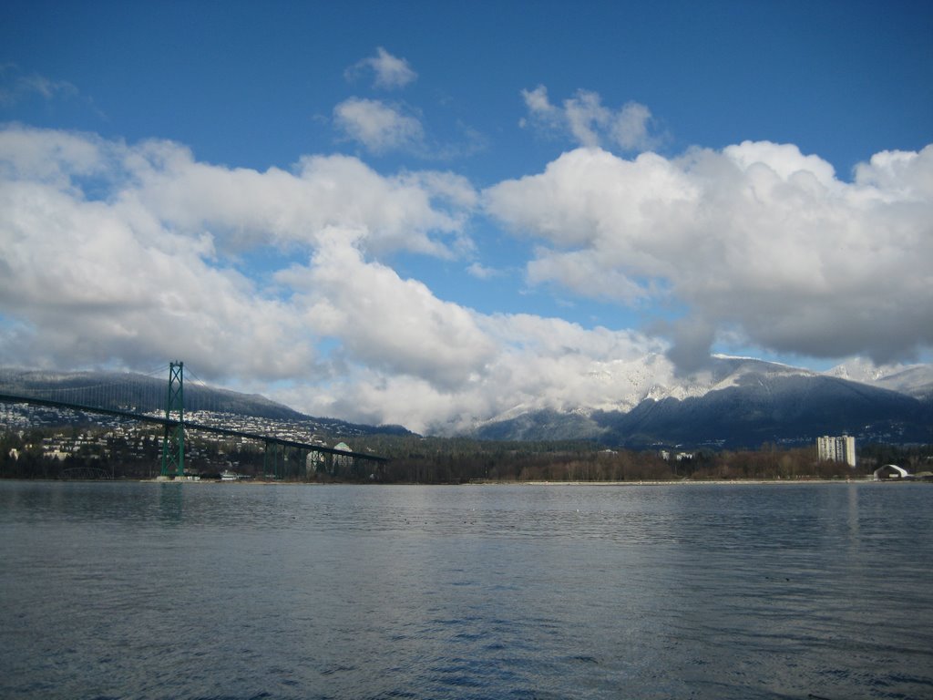 Stanley Park Looking at the North Shore by Ian Stotesbury