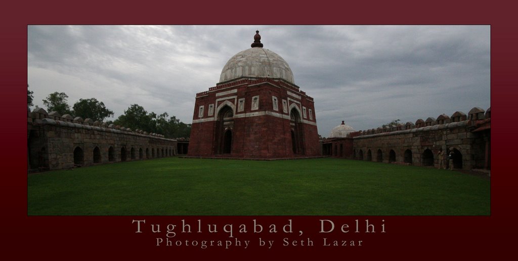 Tomb of Gyas-ud-Din, Tughluqabad, South of Delhi, India by sethlazar