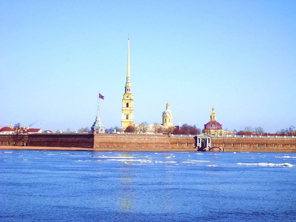 The Peter and Paul Fortress by Andrey Mishchenko