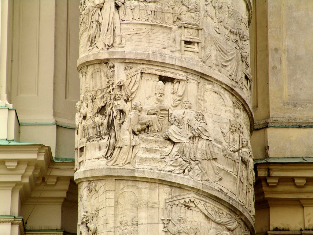 Details of a pillar 2 - Karlskirche by world of pictures by…