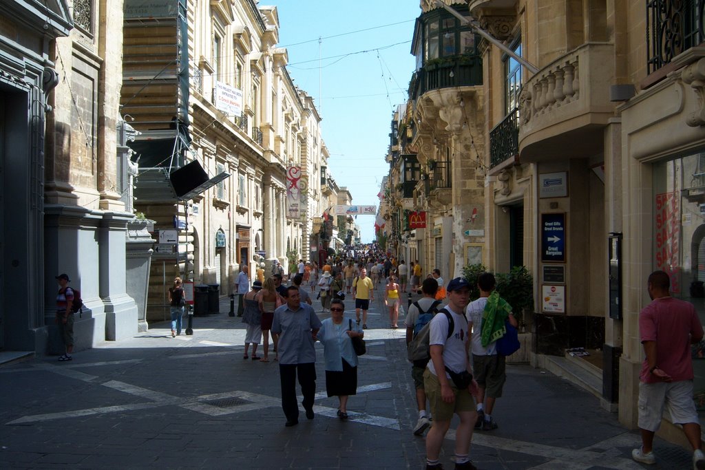 Republic Street, Valletta by oskaragp