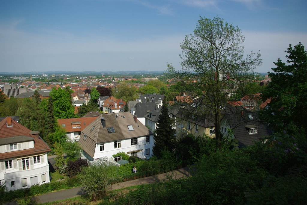 Blick von der Promenade über Bielefeld by h-g-e