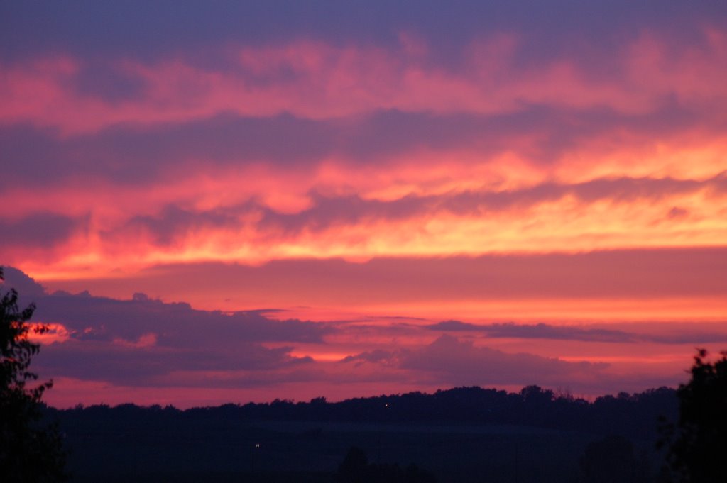 Dodgeville Sunset - 17 July 2008 by John Christenson