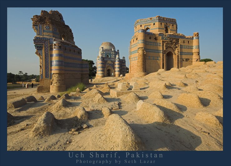 Ruins of Mausoleum at Uch Sharif- Punjab- Pakistan by sethlazar