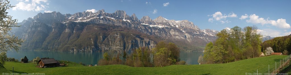 Beim Walensee by Alex Zehnder