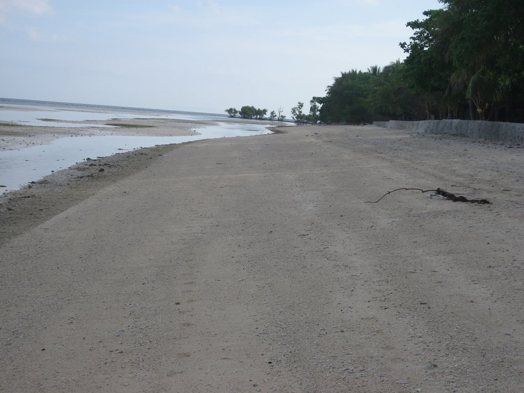 Beach & shoreline along Casa de la Playa resort & resto in Larena, Siquijor Island by kang © francis b i ♣