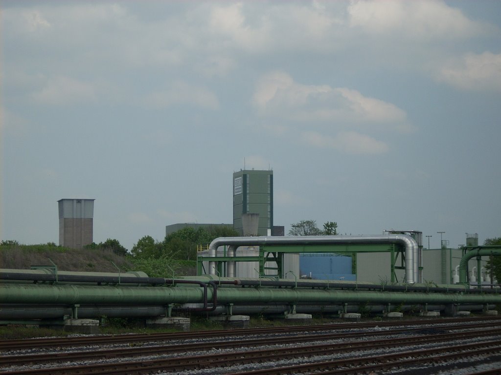 Gelsenkirchen-Hassel RBH ehemalige Gleisanlage der ehem.Kokerei Hassel Sammelbahnhof Hassel Bergwerk Lippe Schächte3/1 April 2009 by DortmundWestfalica