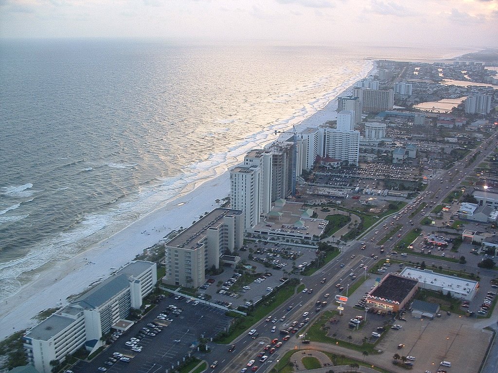 Destin Coastline from the Air, Destin, Florida, USA by Mario Lorie