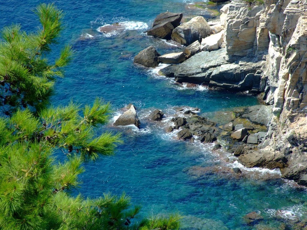 Cliffs near Moni Archangelou by Florin Cherbis