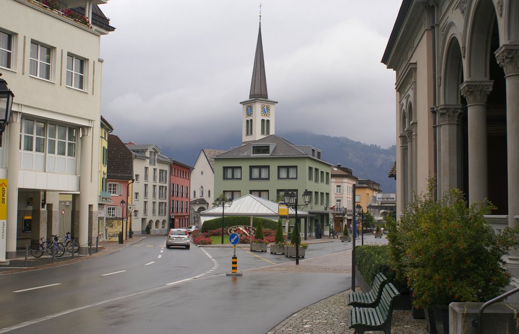 Bad Ragaz - Rathausplatz by Rabom