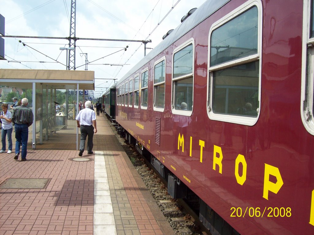 142 20.22-06-08 SSN Harz Express 14 Bad Bentheim Ons Mitropa rijtuig by paklos