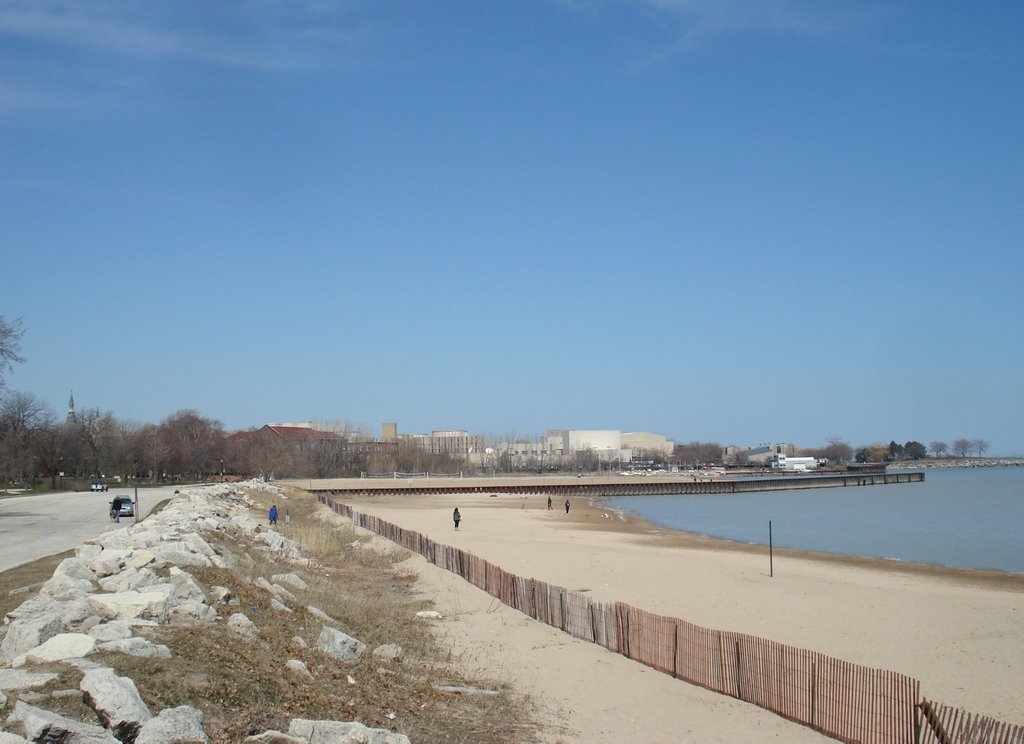 Northwestern University from the dog beach by lukexmartin