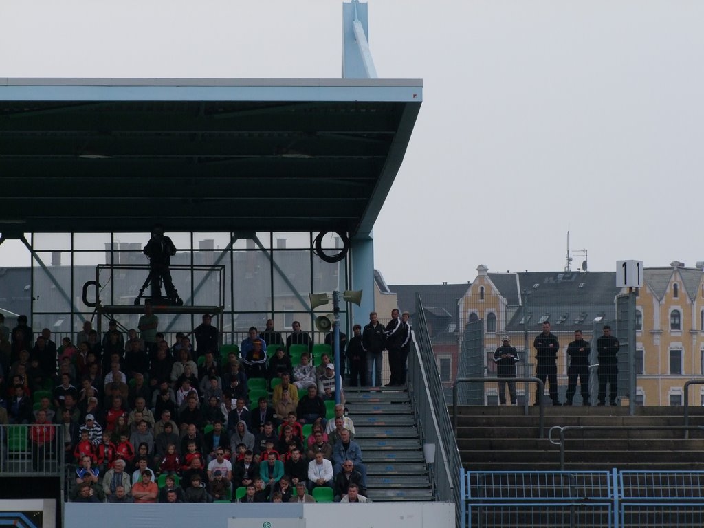 Stadion an der Gellertstraße Spielstätte des Chemnitzer FC (Regionalliga Nord) by Fueloep