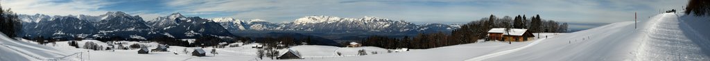 Panorama Rheintal von Übersaxen by maesie