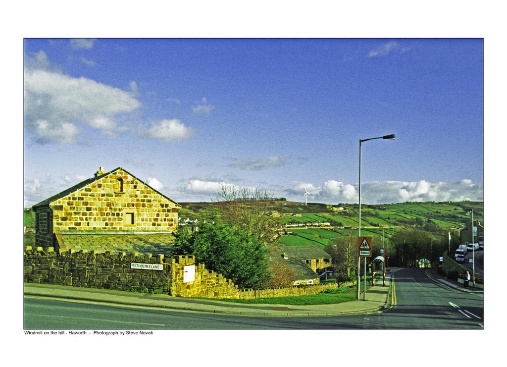 Windmill on the Hill, Haworth by stevenovak