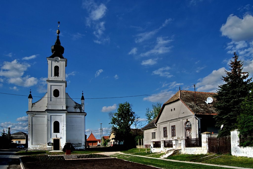 Church and rural house - Makád DSC_9055-1 by Sárdi A. Zoltán ♥Budapest♥