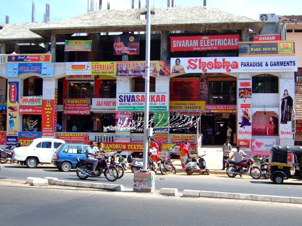 Trivandrum Saphallyam Shopping Complex by unexpected-arts.com