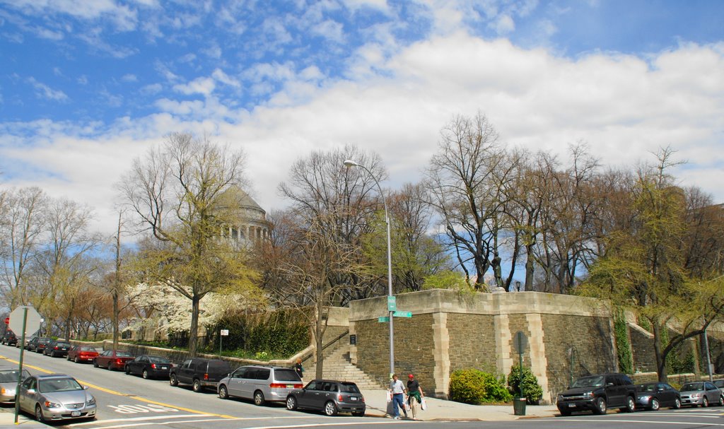 Sakura Park& Grand's Memorial from 122&Claremont Corner, NYC by Erdogan's Pictures