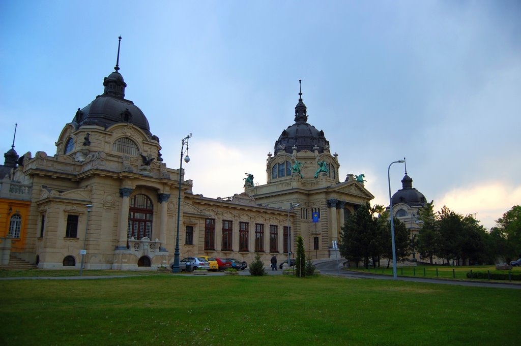 Széchenyi gyógyfürdő/Széchenyi Medicinal Bath by Gyula Lintz