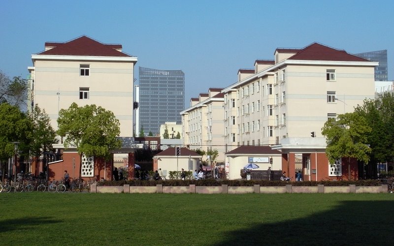 Fudan East Zone - view from inside the east gate by HaiZ Hut