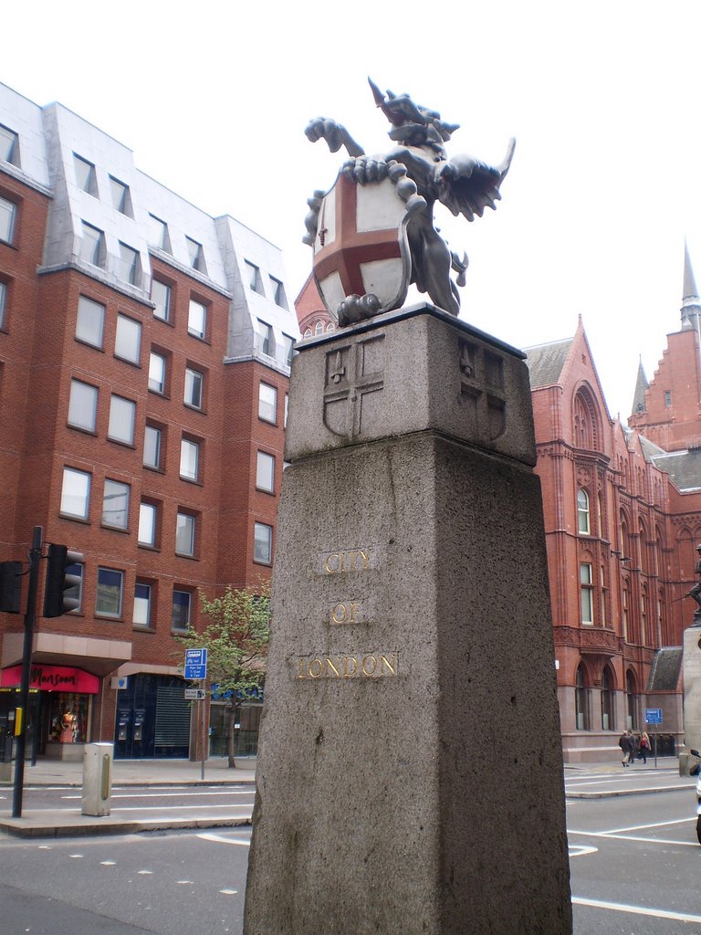 10city of london stone obelisk with silver griffin by niceeyes