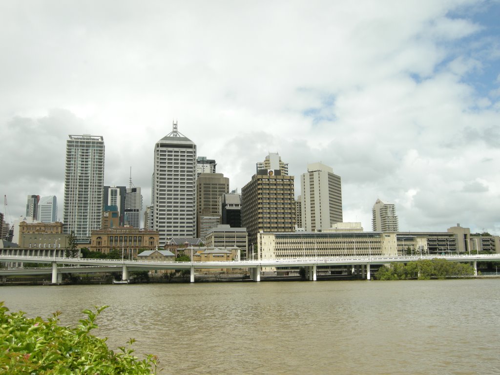 Brisbane CBD ブリスベン中心部のビジネス地区 by Bohao Zhao