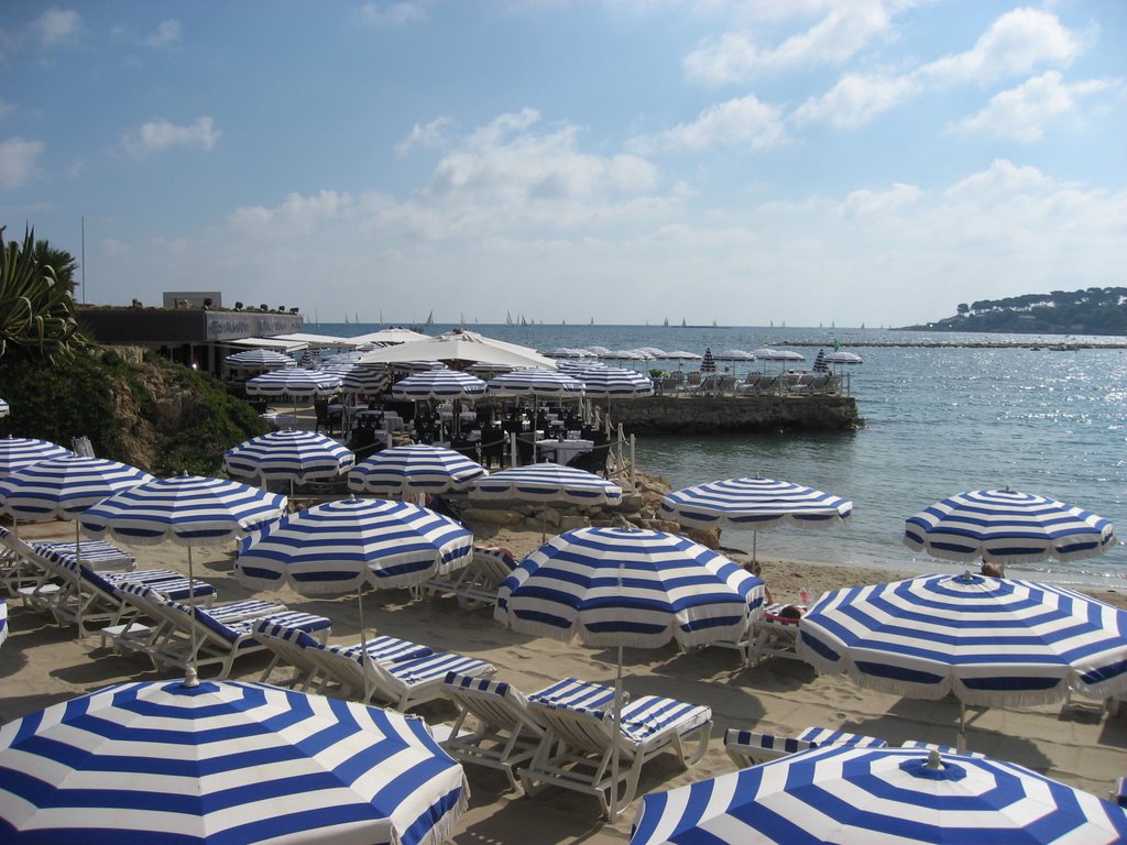 Antibes, coastal village, France by G.M. Kowalewska