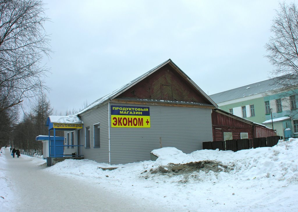 Former County Treasury - the oldest surviving not-wooden civil buildings of Kola Peninsula by IPAAT