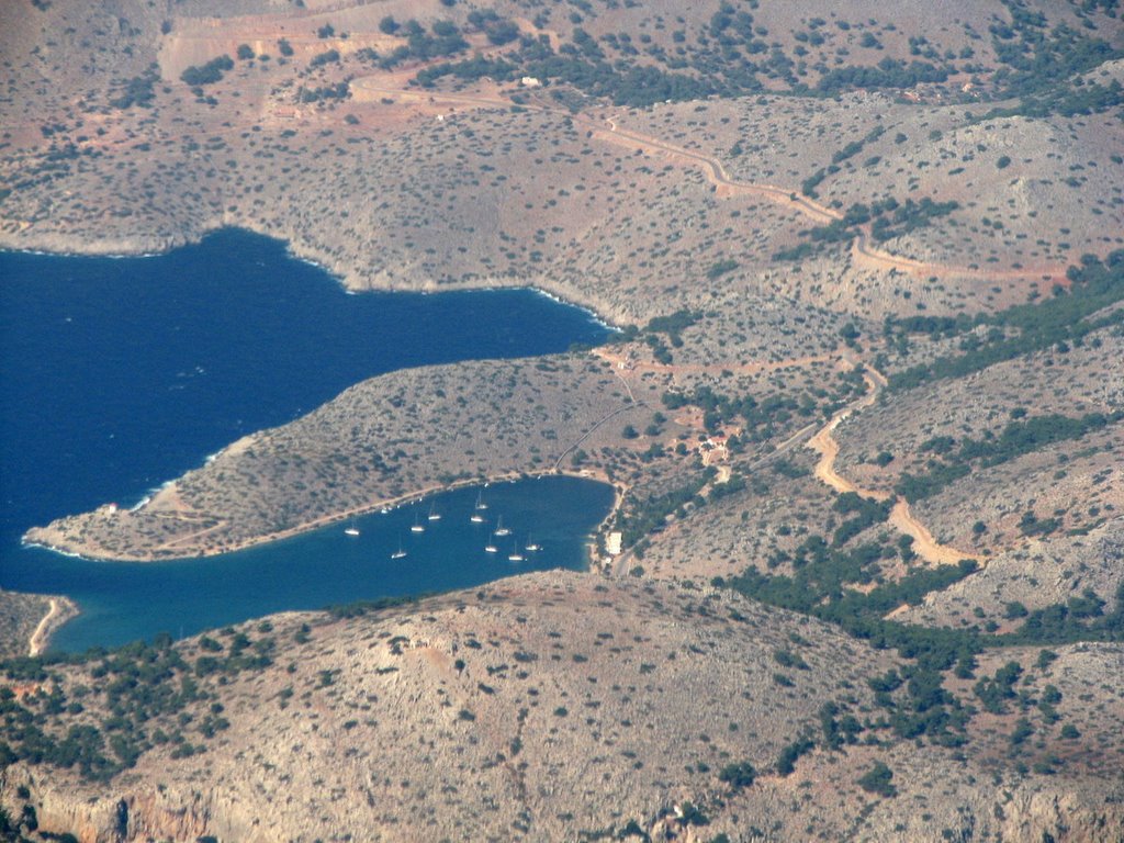 Simi island from the air by LiborM.net