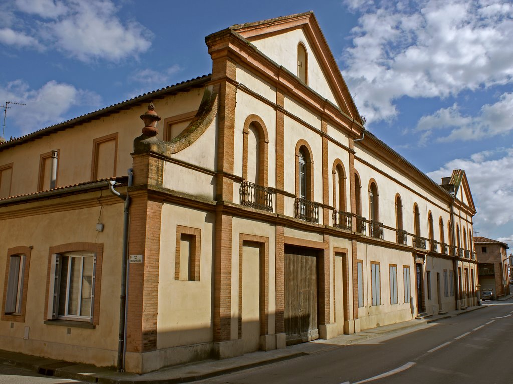 The Horse Resting Post at the entrance of Moissac by David B.