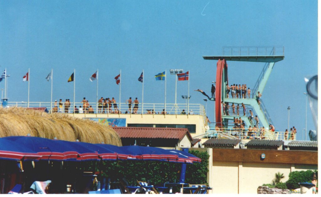 Jumping off the Kursaal spring-board by francesco Graziani