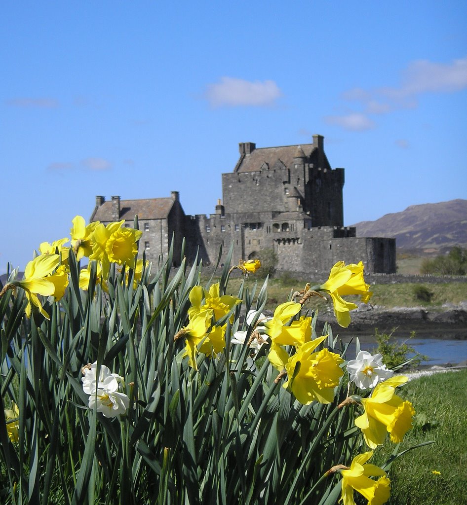 Springtime at Eilean Donan Castle, near Dornie, Scotland. UK by loronb