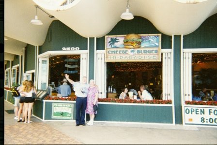 Cheeseburger in Paradise, Waikiki by Gloria Jean