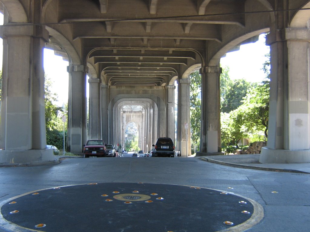 Under the Aurora Ave bridge by mrhuston