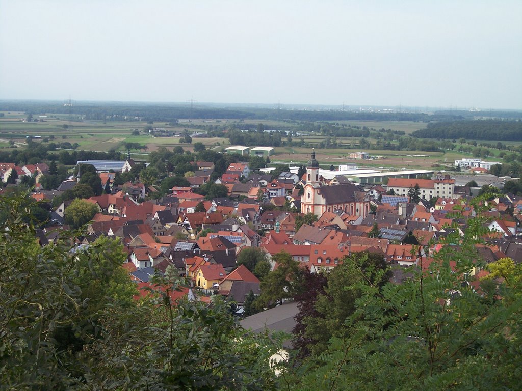 Riegel - Blick von der Michaelskapelle by petitChaton