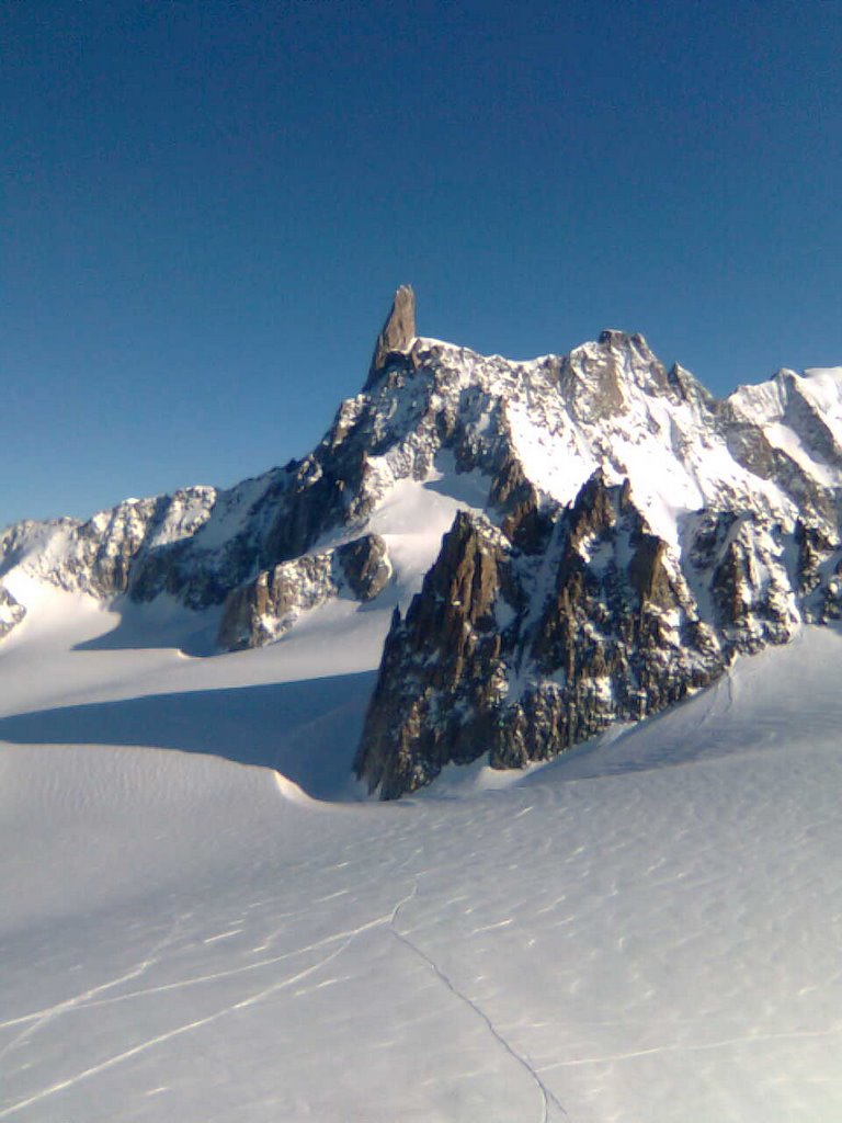 DENTE DEL GIGANTE VISTO DA PUNTA HELBRONNER by fransim