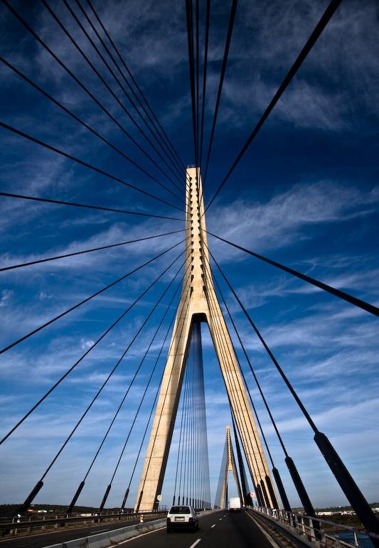 Puente Internacional del Guardiana Bridge by Matic Verbančič